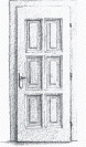 Masivní celodřevěné dveře - foto 1